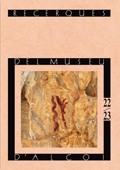 Portada de Recerques del museu d'Alcoi. Núm. 22-23