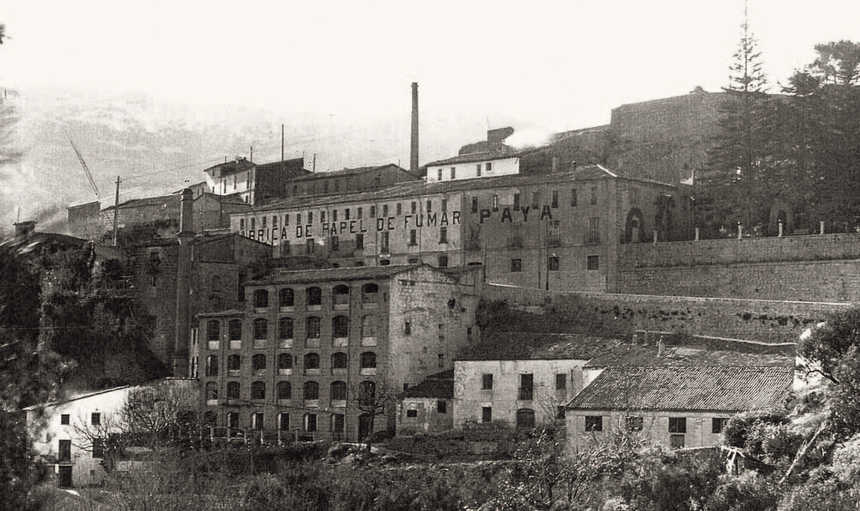 Conjunto de edificios industriales de El Salt a inicios de siglo XX