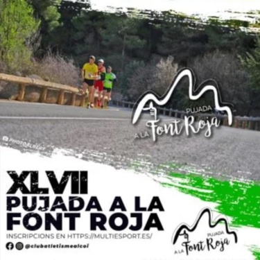 Cartell pujada Font Roja