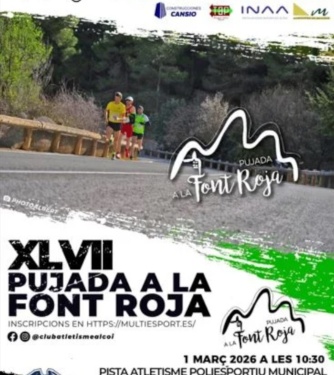 Cartell pujada Font Roja