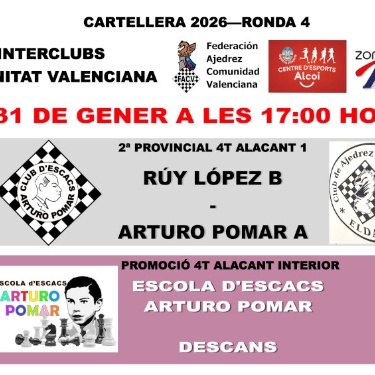 Cartel liga Arturo Pomar