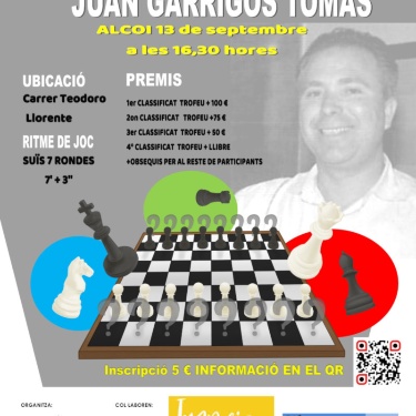 Cartel Torneo Freesstyle Juan Garrigós Tomás