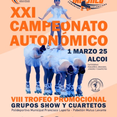Cartel Campeonato Autonómico Patinaje Artístico