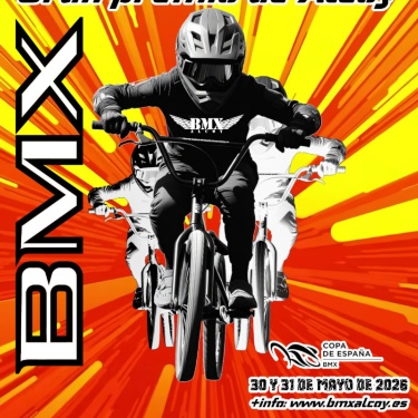 Cartel Copa España BMX Alcoy
