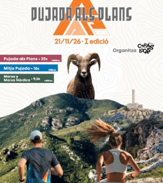 Cartell Pujada als Plans