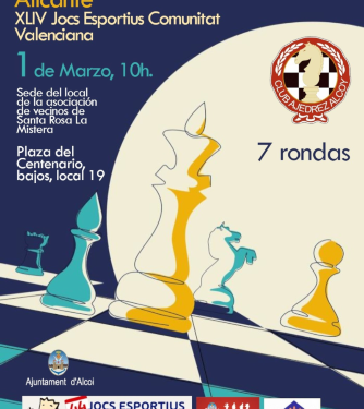 Cartell Torneig Provincial Escacs