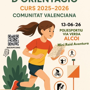Cartel Liga Escolar de Orientación 2025-26