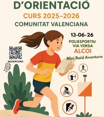Cartell Lliga Escolar d'Orientació 2025-26