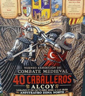 Cartell combat medieval