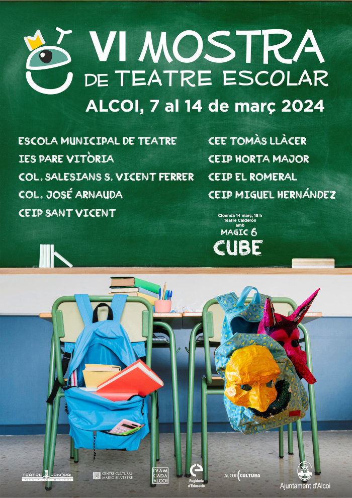 Cartell Mostra de teatre escolar 2024