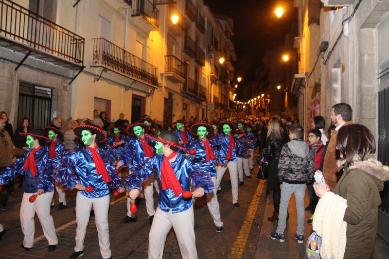 Foto de grupo disfrazados de La Máscara