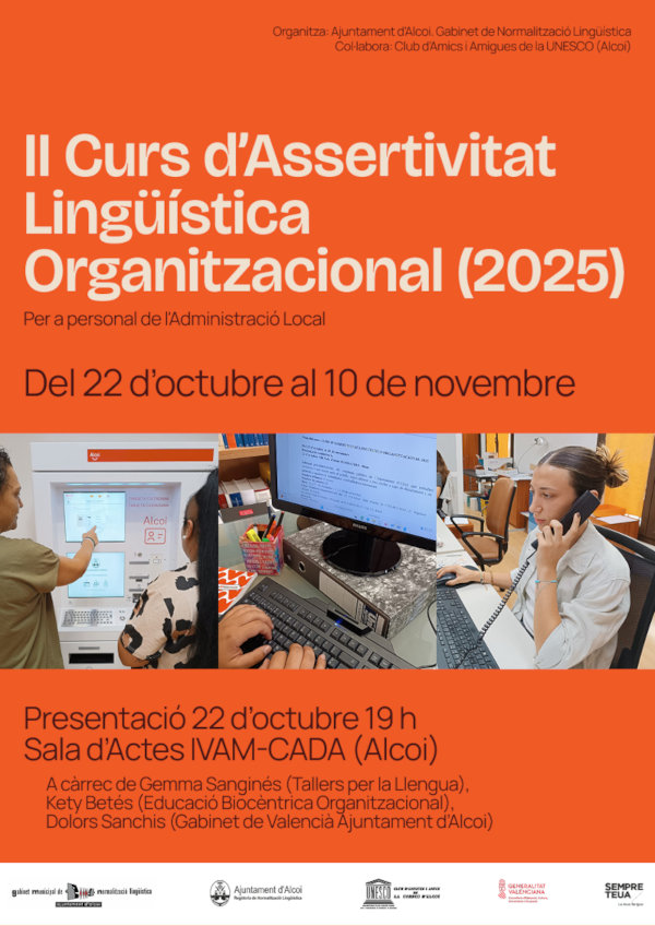Cartell curs assertivitat lingüística