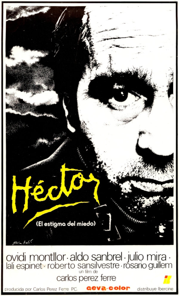 Portada pel·lícula 'Héctor, el estigma del miedo'. Un film de Carlos Pérez Ferre.