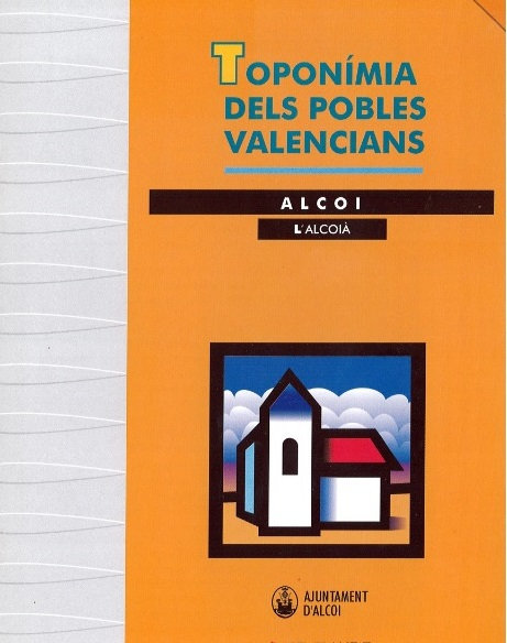 Portada del llibret 'Toponímia dels pobles valencians: Alcoi'