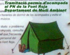 Tramitació acampada Font Roja