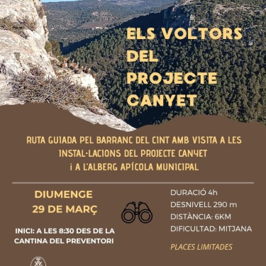 Cartel visita buitres explicación detallada en la noticia