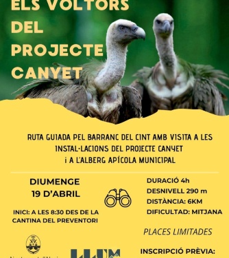 Cartell visita guiada Projecte Canyet explicació detallada en la noticia