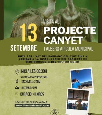 Cartell visita voltors explicació detallada en la noticia