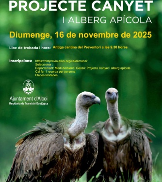Cartell visita guiada Projecte Canyet explicació detallada en la noticia