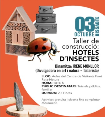Cartell hotels insectes explicació detallada en la noticia