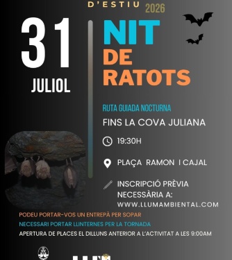 Cartell nit de ratots 31 de juliol explicació detallada en la noticia