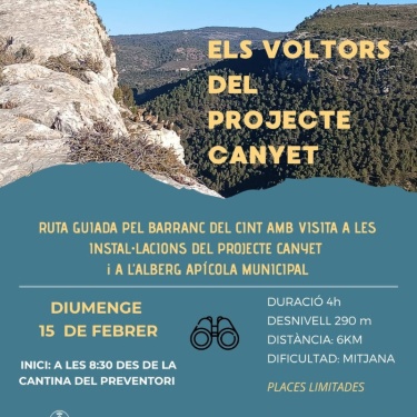 Cartel Projecte Canyet explicació detallada en la noticia
