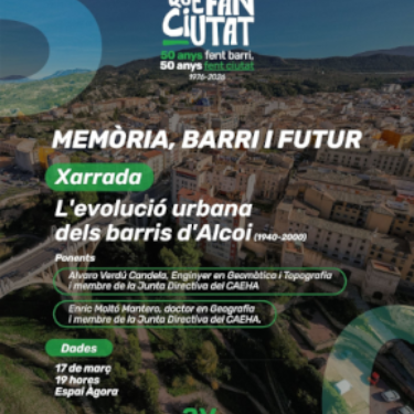 Cartell 50 Aniversari - Xarrada CAEHA 17 de març