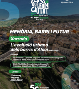 Cartell 50 Aniversari - Xarrada CAEHA 17 de març