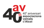 Banner 40 aniversari Associacions VeÏnals d'Alcoi