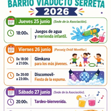 Cartell Festes Viaducte 2026