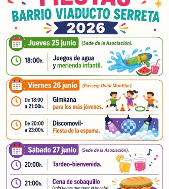 Cartell Festes Viaducte 2026