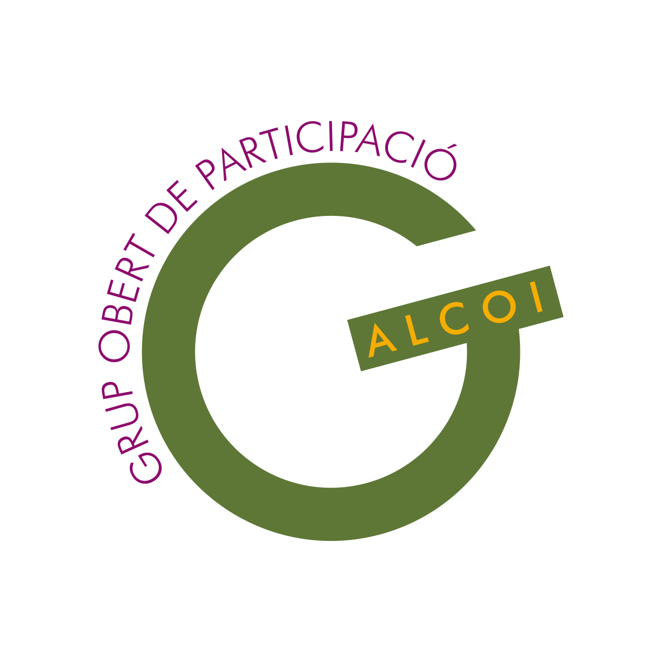 Logo Grup obert de participació Alcoi