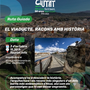 Cartell Ruta Guiada El Viaducte