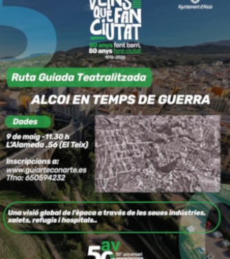 Ruta guiada Alcoi en temps de guerra