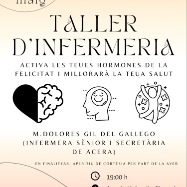 Cartell Taller d'infermeria