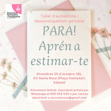 Taller d'autoestima