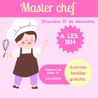 Cartell Taller de Master Chef
