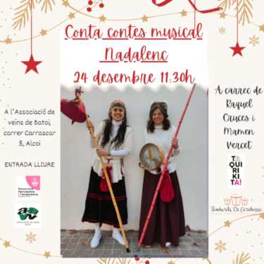 Cartell Conta contes nadalenc AV Batoi