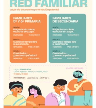 Cartel evento red familiar UPCCA