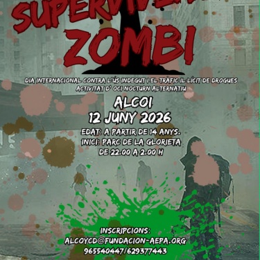 Cartell Supervivència zombi