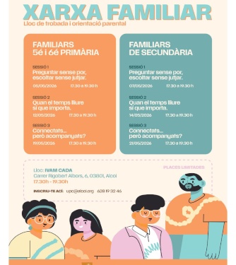 cartell esdeveniment xarxa familiar UPCCA