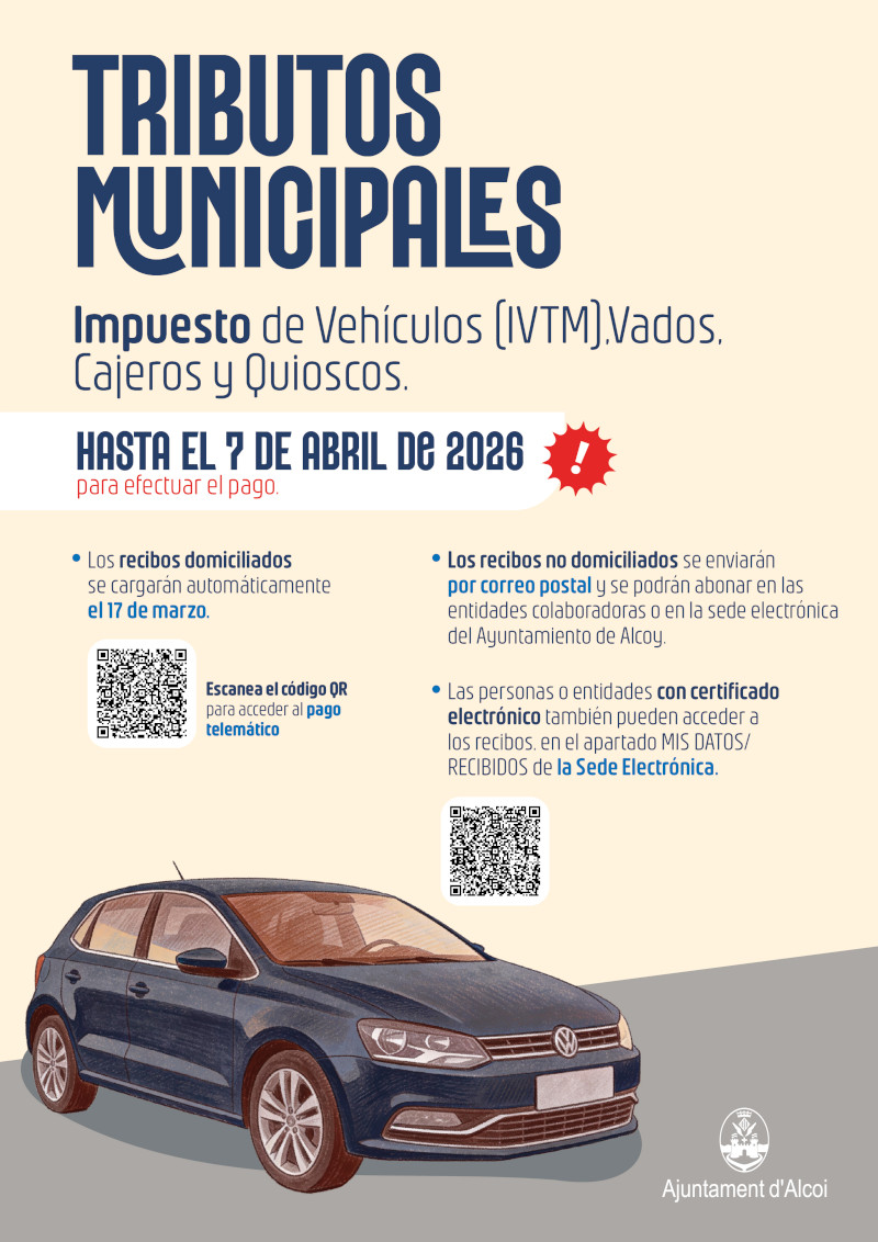 Cartel Periodo voluntario IVTM y Vados