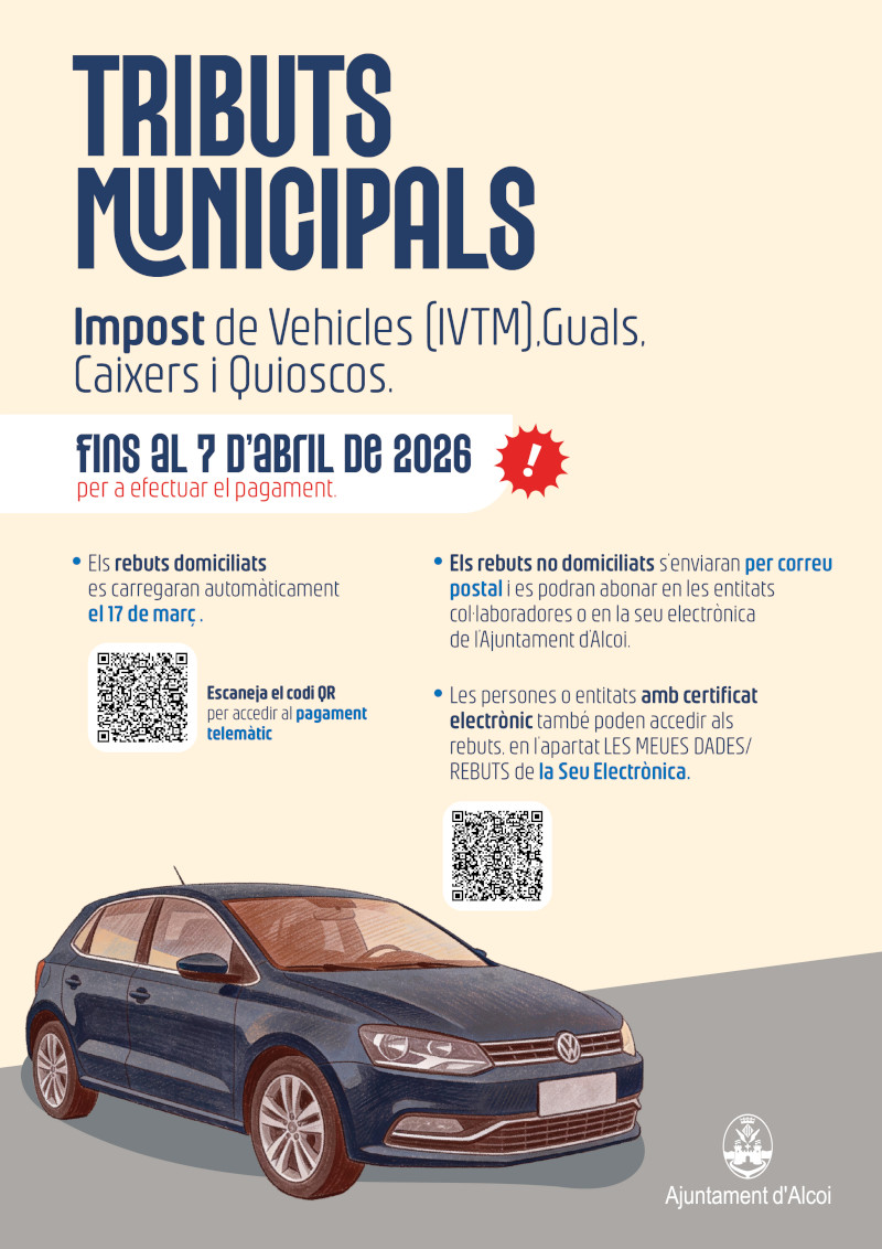 Cartell Periode voluntari IVTM i Guals