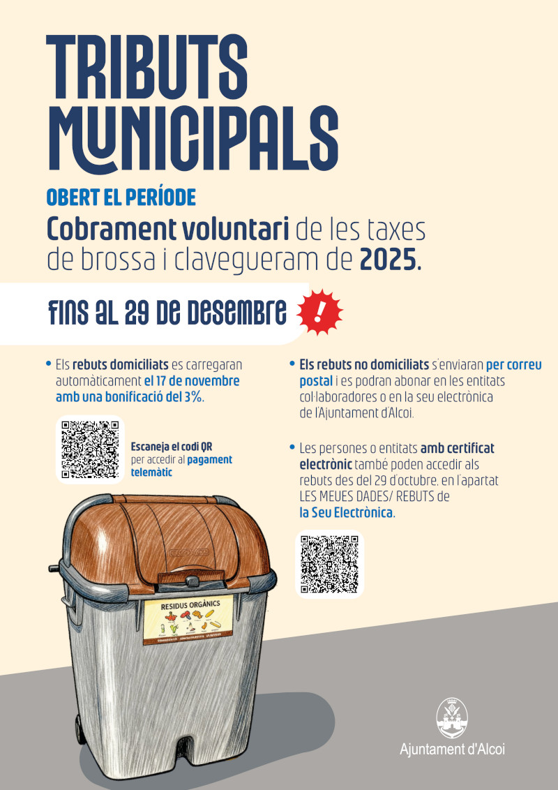 Cartel Tributos Municipales