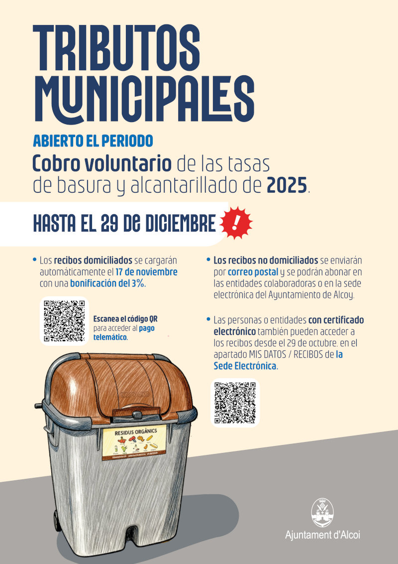 Cartel Tributos Municipales