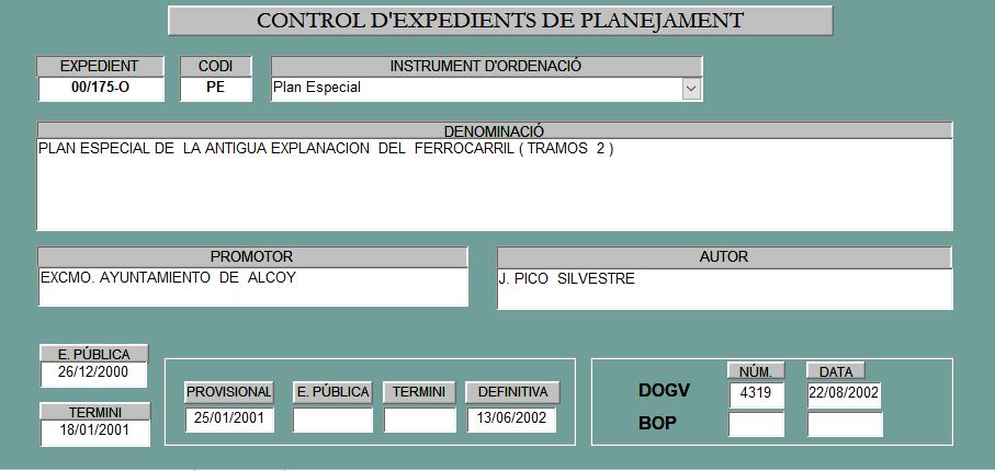 Captura 38 Plan Especial de la Antigua Explanación del Ferrocarril (tramo 2)