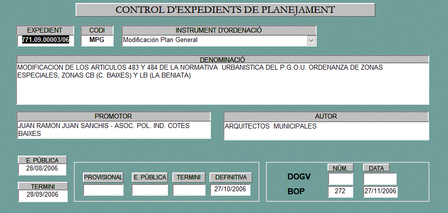 Captura 58 Modificación artículos 483 y 484 normativa PGOU