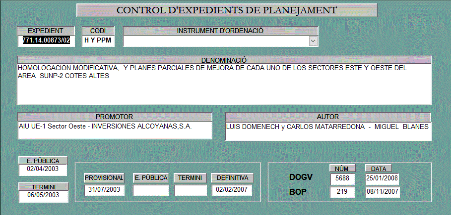 Captura 61 Homologación modif. y Planes Parciales Mejora sectores Este y Oeste SUNP2 C. ALTES