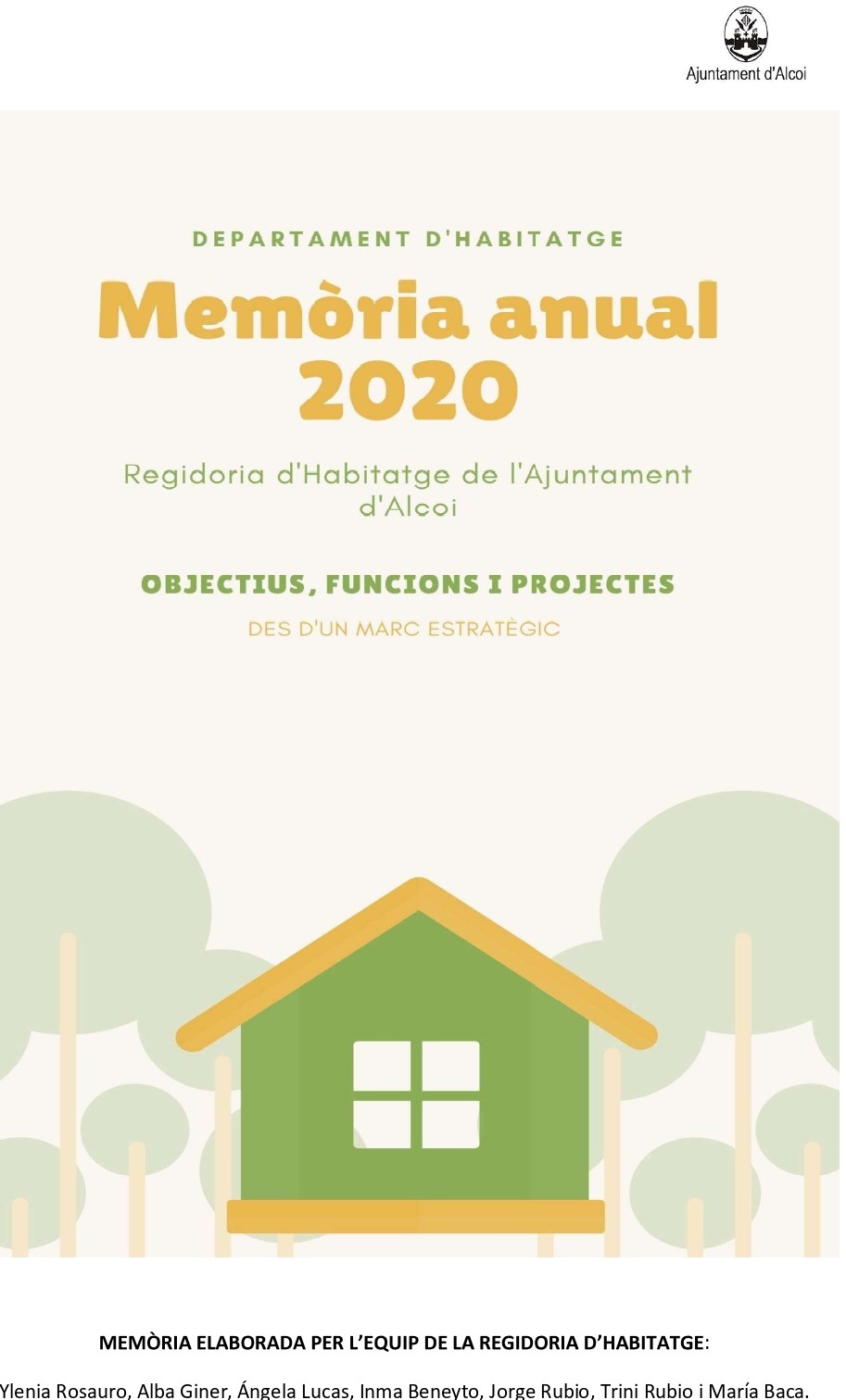 memòria anual 2020