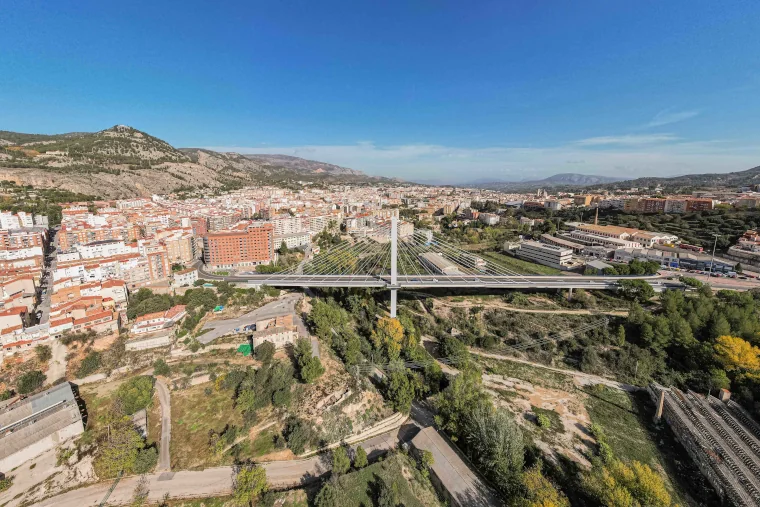 Vista aèria del pont de Fernando Reig